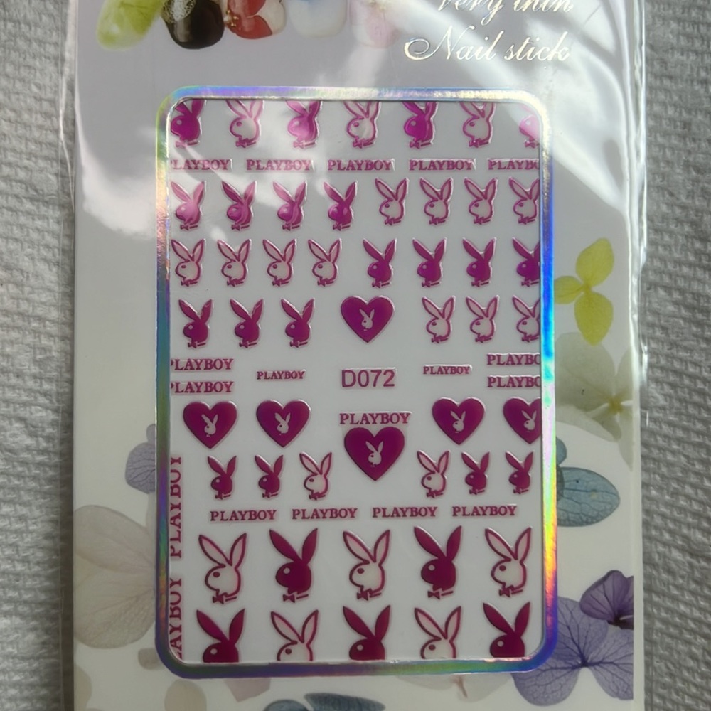 PLAYBOY BUNNY NAIL STICKERS